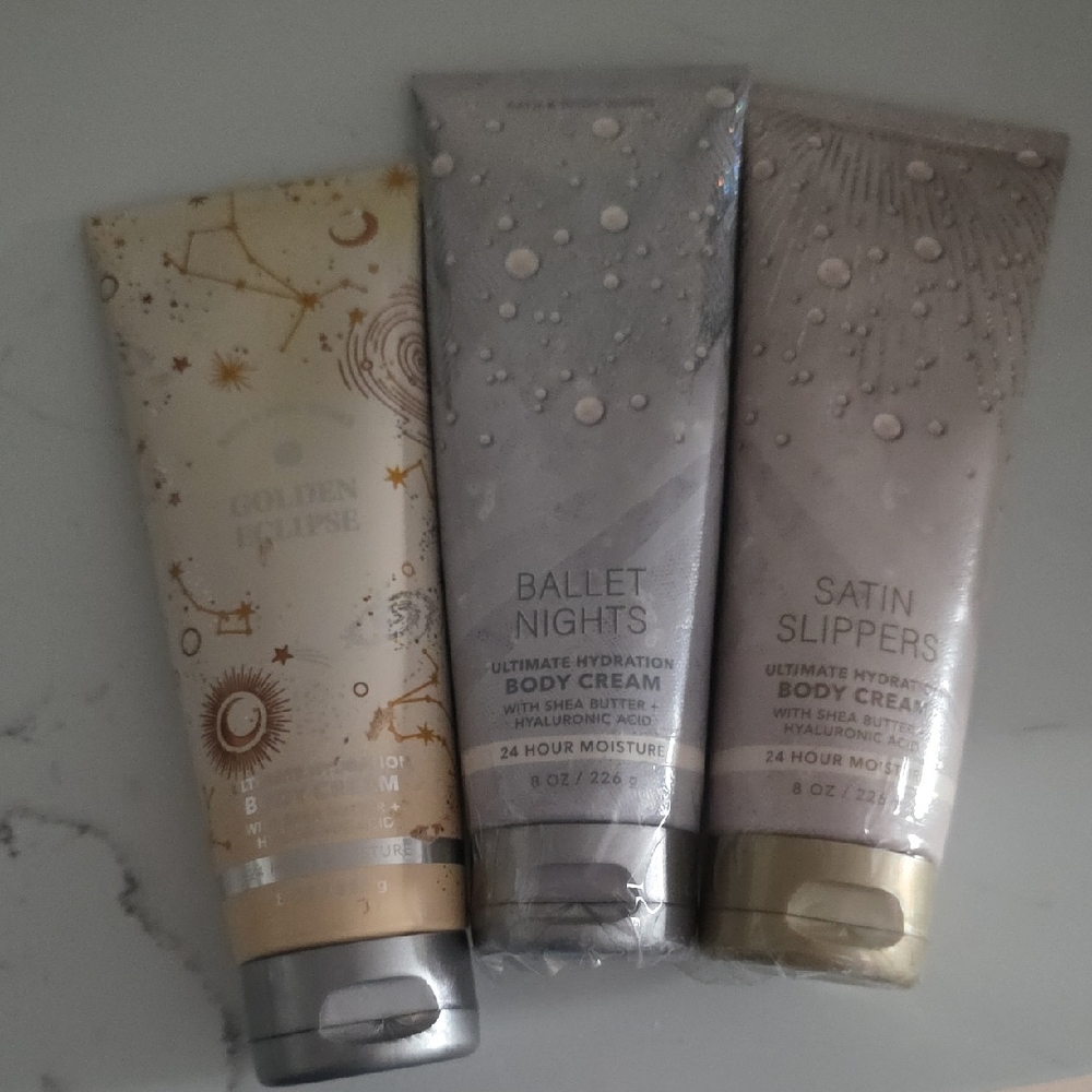 Golden Eclipse, Ballet Nights, Satin Slippers Body Cream Set